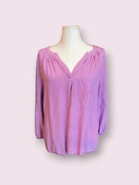 Women's Crown & Ivy peasant style blouse size XL